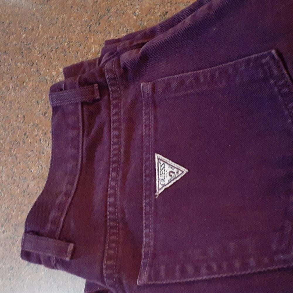 ladies plum color guess Jean's  never worn! - Picture 3 of 8